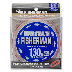 Шок лидер Fisherman Super Stealth Shock Leader 130Lb 60м