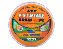 Плетеный шнур Extrime Braid 4X PE 270м Multicolor 0.40мм