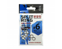 Заводные кольца Wonder Split Ring Big Lures #6 80lb/36кг