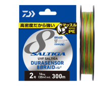 Плетеный шнур Daiwa UVF Saltiga Dura Sensor X8+Si2 300м #2.5